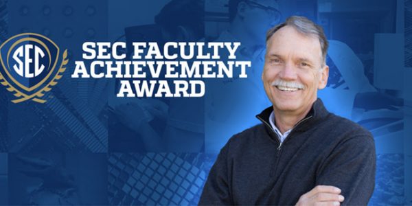 Kevin Jones, Ph.D. recognized with SEC Faculty Achievement Award