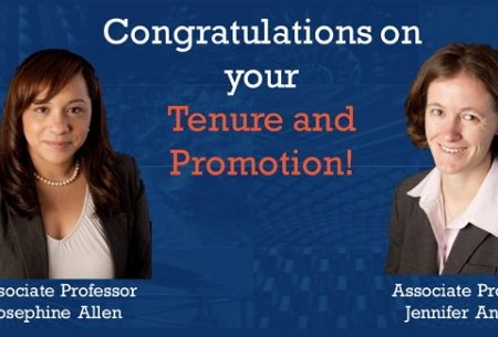 Congratulations on your Tenure and Promotion!