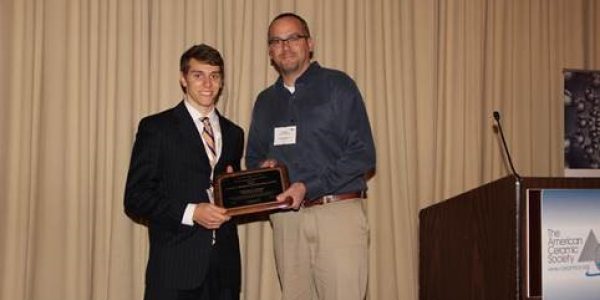 Undergraduate Clayton Cozzan named Hoffman Scholarship Award recipient