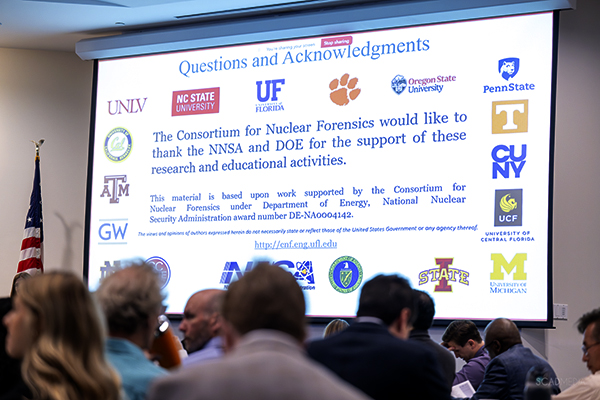 2024 Consortium for Nuclear Forensics Workshop slide