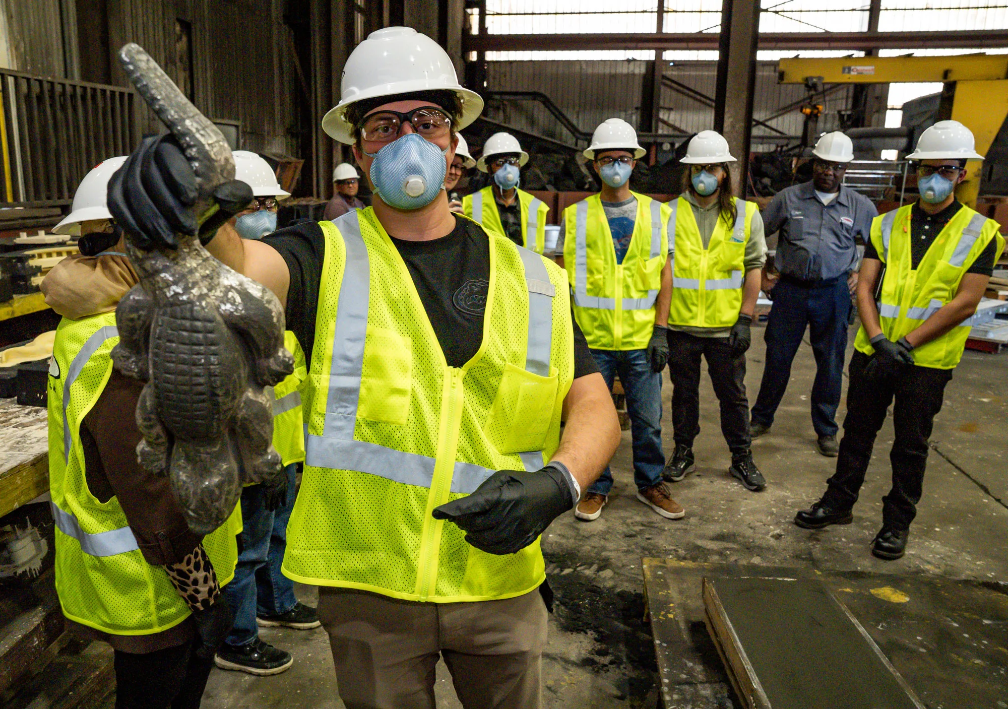 UF engineering students gain firsthand experience during an industry visit to Townley Engineering